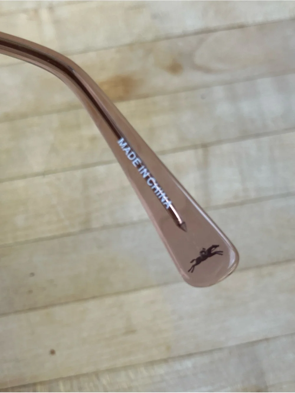 Longchamp Rose Gold Cat-Eye Metal Frame Glasses